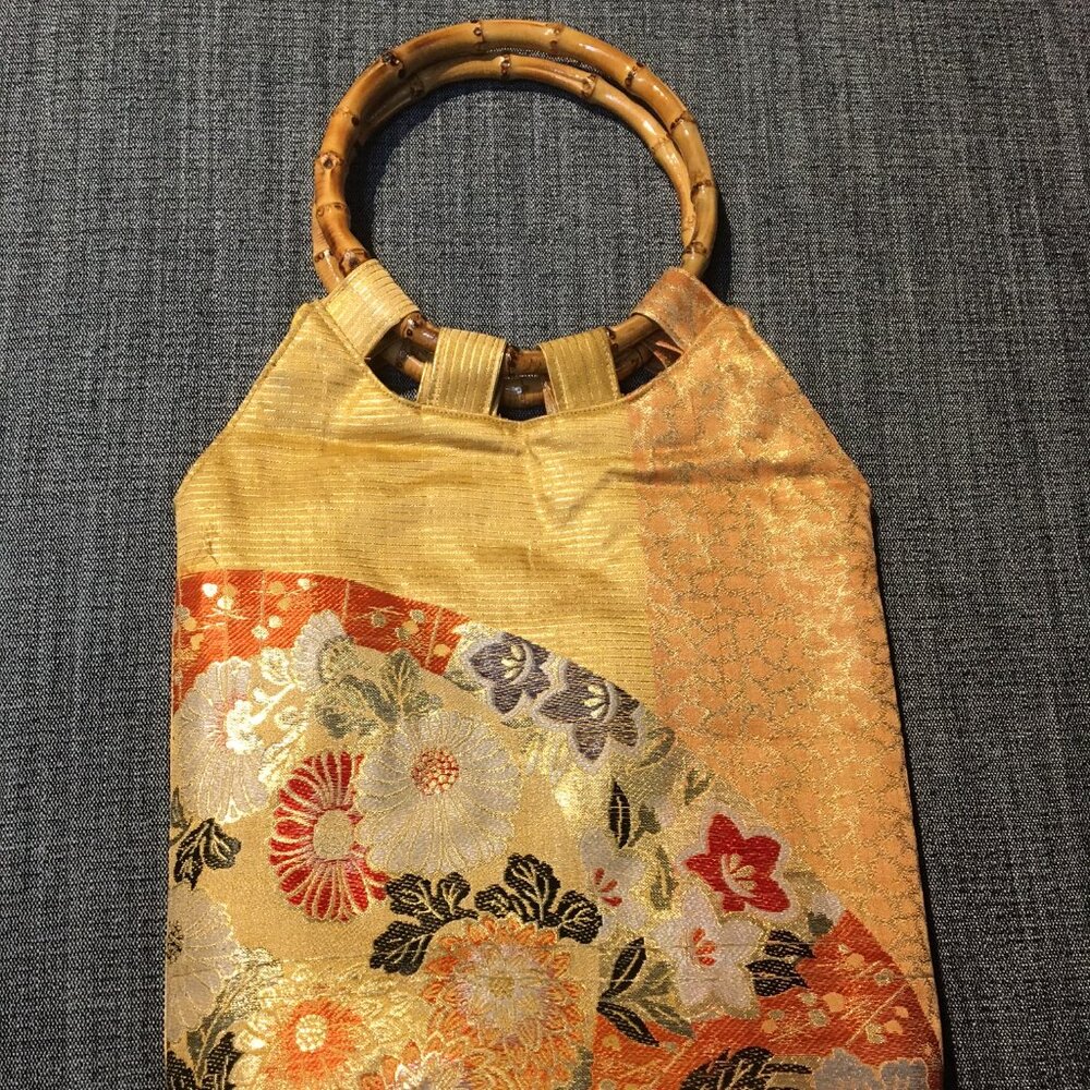 Silk brocade evening bag, NWOT